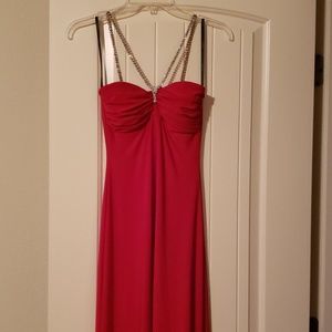 Formal Gown with Diamond Straps